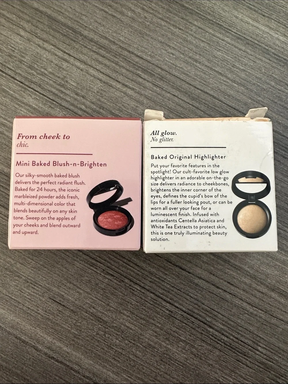 Laura Geller Mini Marbelized Blush & Baked Original Highlighter